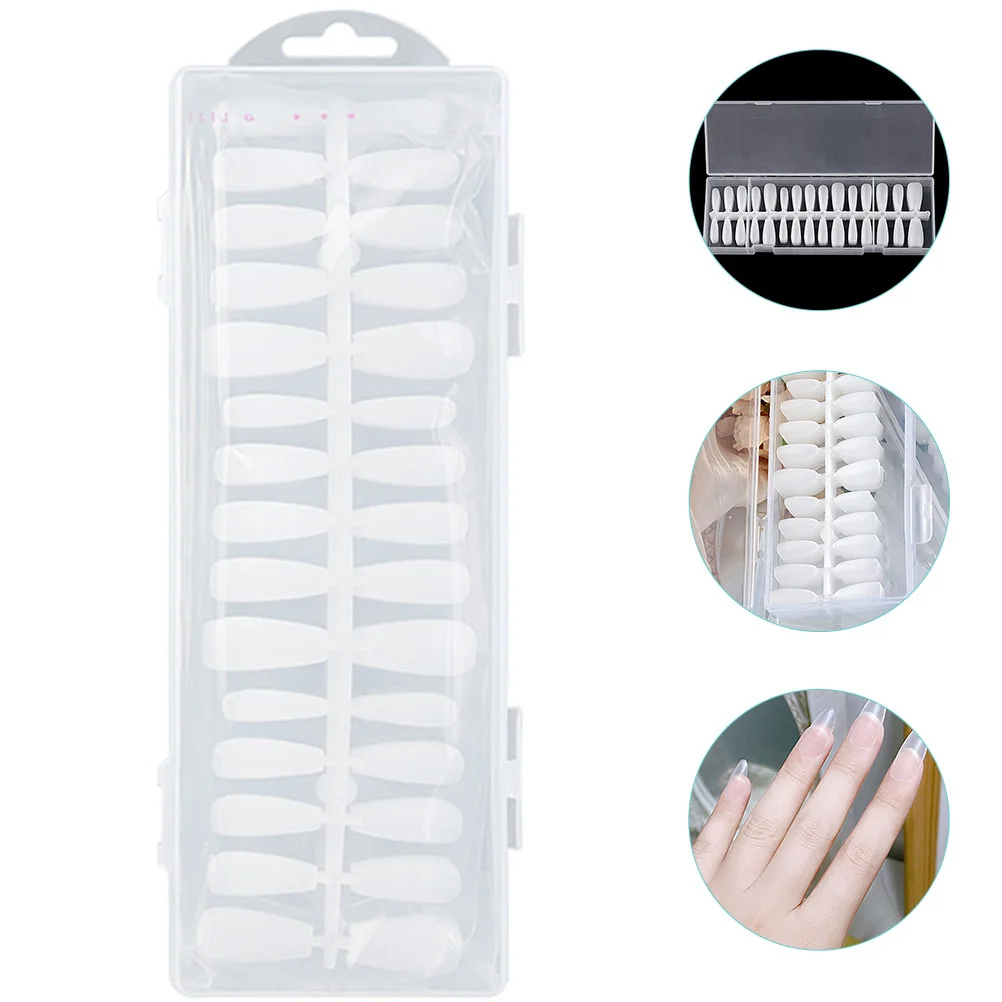 300 قطعة الأظافر وهمية متجمد مسمار نصائح سهلة تطبيق DIY بها بنفسك مسمار الفن اكسسوارات غطاء كامل الأظافر كاذبة للنساء حفل زفاف