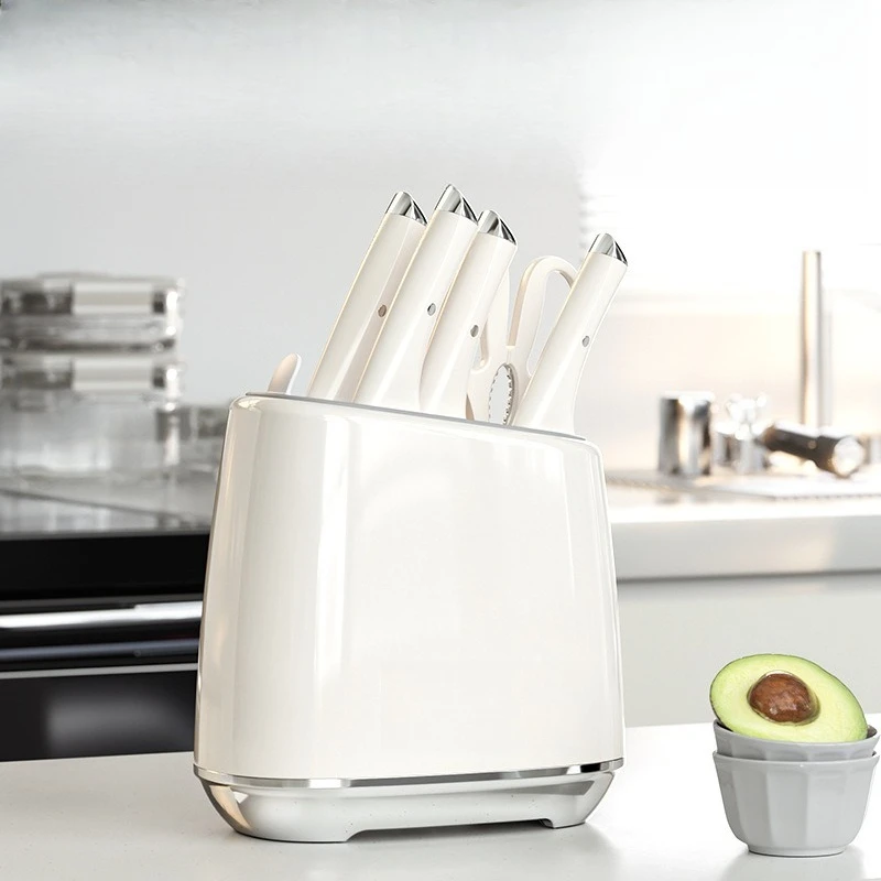 Set combination kitchen knife household anvil cutting board 2-in-1 stainless steel knife holder