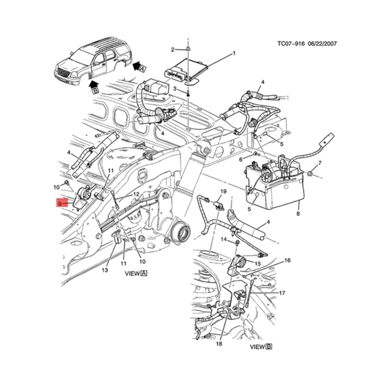 Sensor de altura de conducción de suspensión neumática trasera, reemplazo de Sensor de altura de cuerpo para Chevrolet Tahoe GMC Cadillac, 15128648, 15128649, 1 par