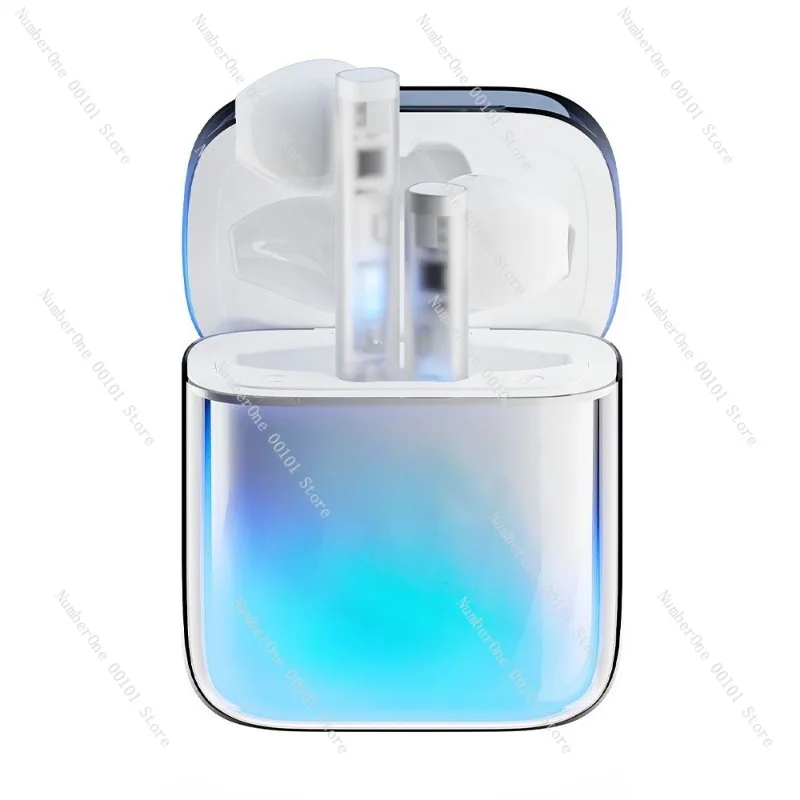 

Luminous Flowing Sand Gaming True Wireless Earbuds Active Noise Cancelling Bluetooth Earphones HiFi Stereo Low Latency In Ear