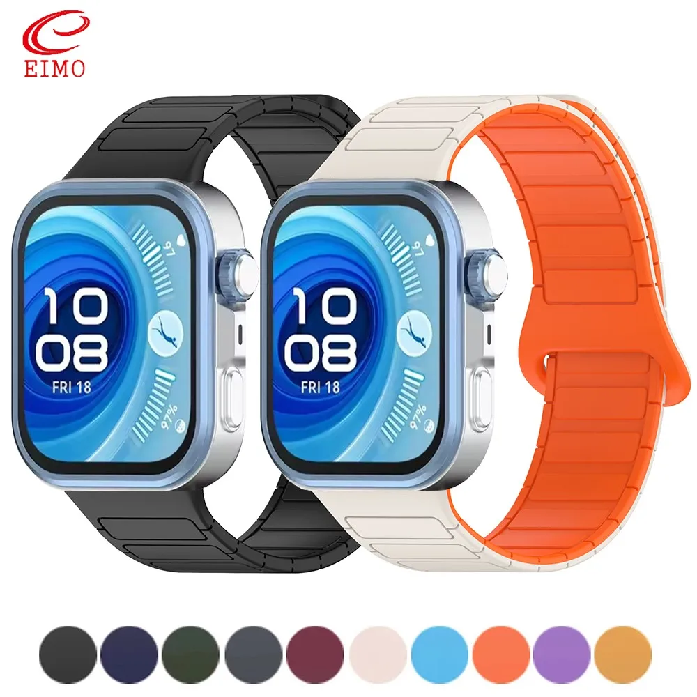 

Magnetic Loop For Huawei Watch Fit 4 pro Strap Accessories Silicone Replacement Correa Bracelet for Huawei watch fit 3 strap