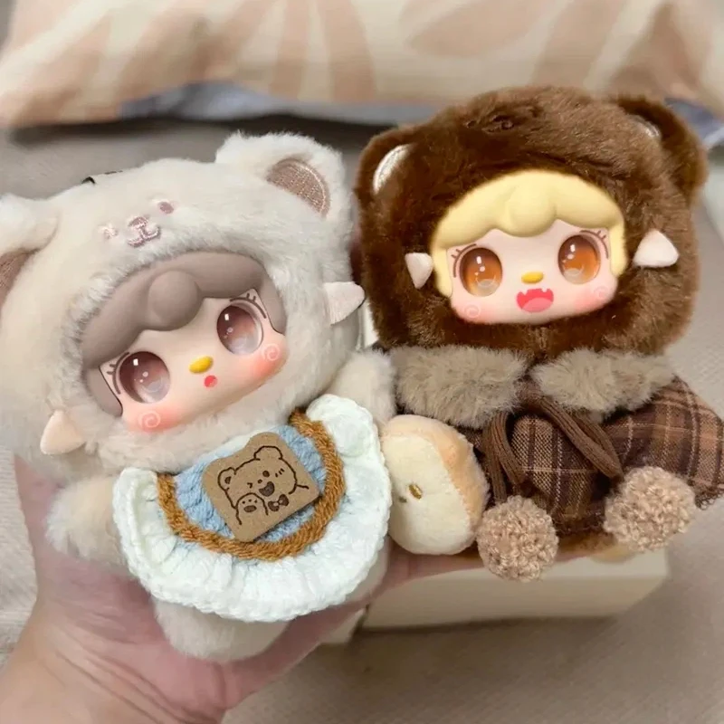 Yooki V4 Take A Bite Of Bear Plush Vinyl Blind Box Keychain Pendant Doll Desktop Ornament Collection Trendy Toy Mystery Box Gift