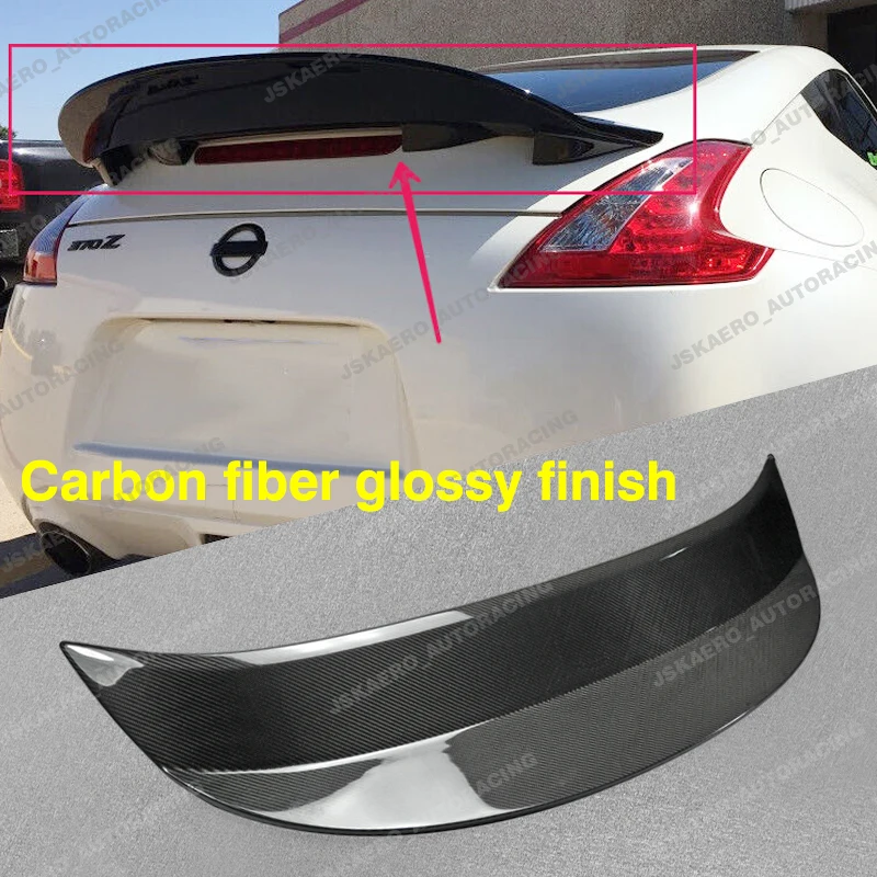 

For Nissan Z34 370Z Carbon Fiber Rear Trunk Spoiler Ducktail Wing Boot Lip Kits