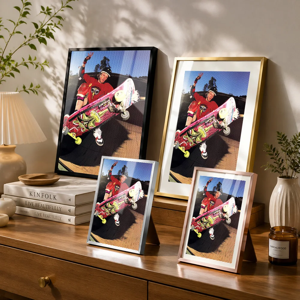 Tony Hawk Skateboard Framed Aluminum Metal Poster Customized Victory Tribute Wall Art For Action Sport Collectors Decorating Gym - view 3
