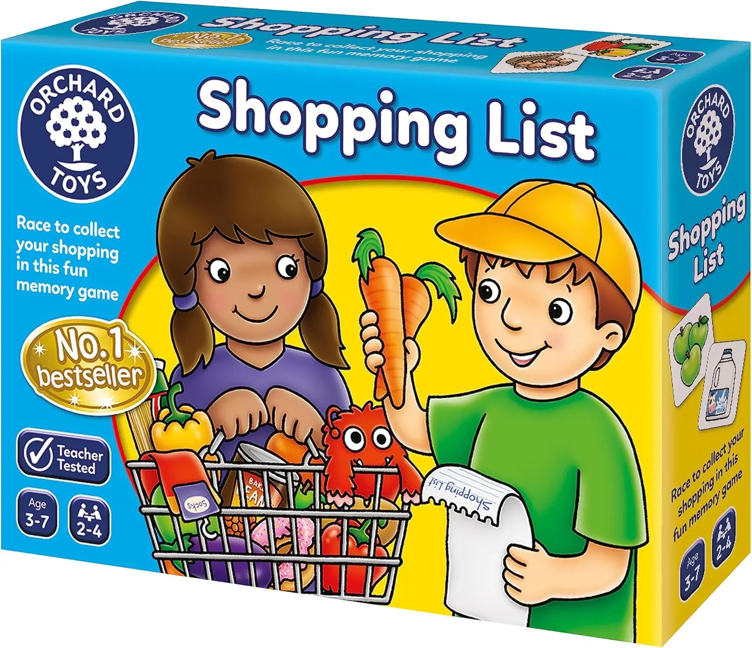 Shopping List - Educational Memory Game | Booster Pack - Fruit & Veg - Clothes | Age 3-7 - Perfect For Home Learning