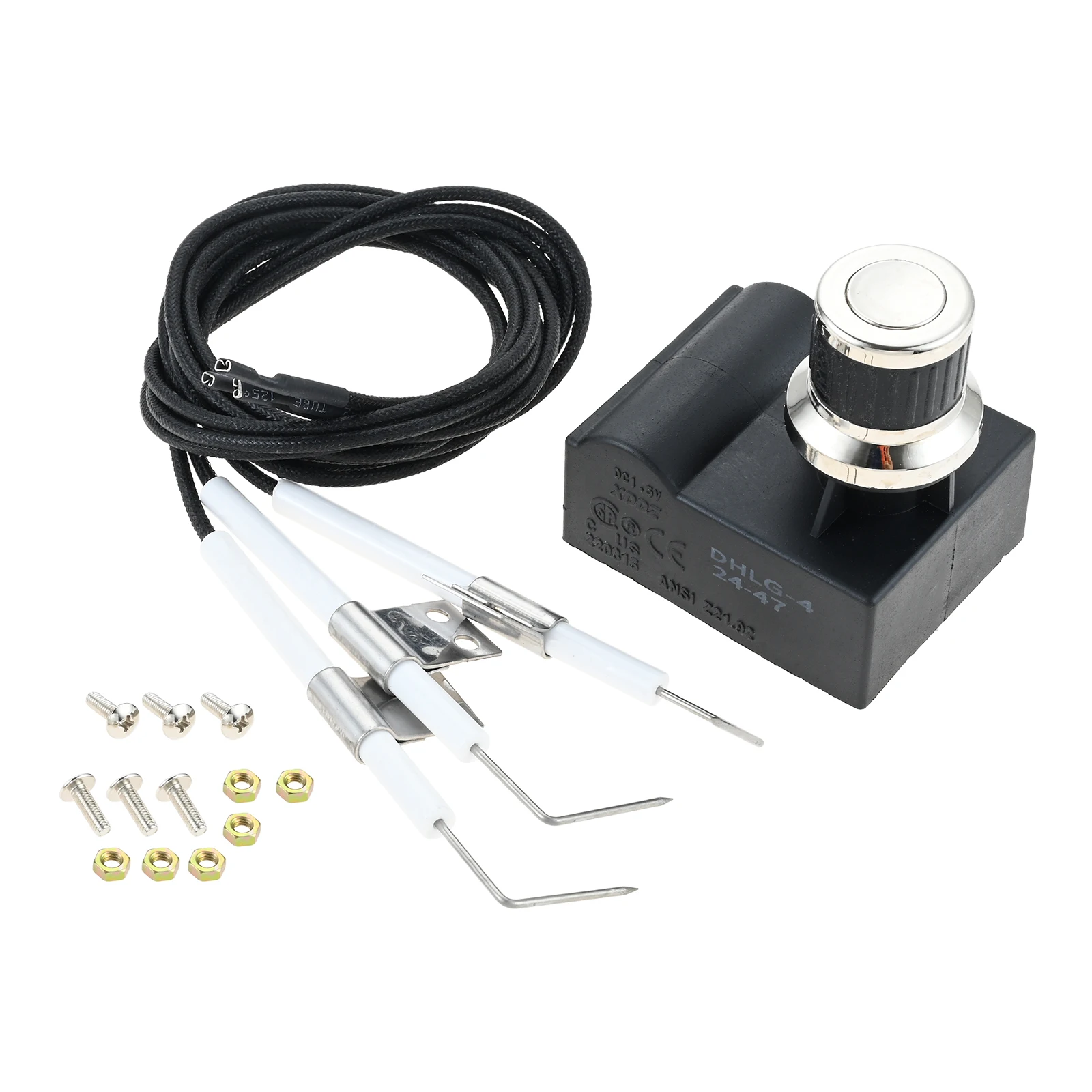 1Set Grill Igniter Kit Fit for Oklahoma Joe's Longhorn Combo 15202029 16202046 18202083 Charbroil Deluxe 463714514 463714914