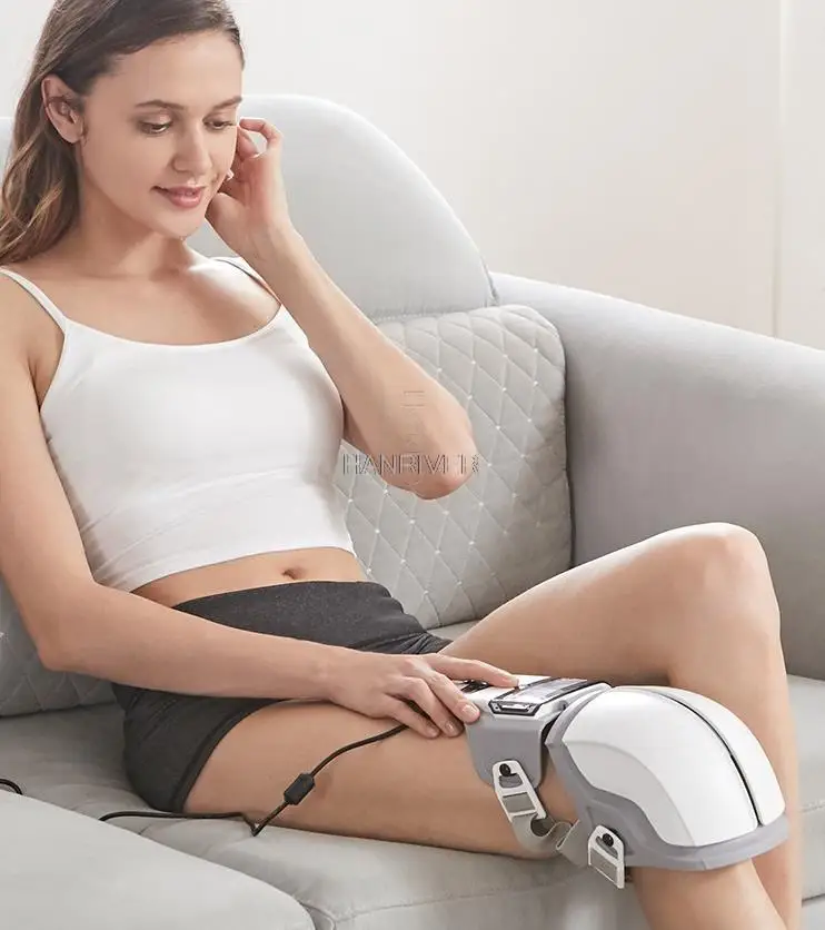 جهاز تدليك الركب الرضفة الدافئة القديمة الباردة الساق الساخن ضغط مدلك المشتركة جهاز العلاج الطبيعي مدلك الساق 220 فولت