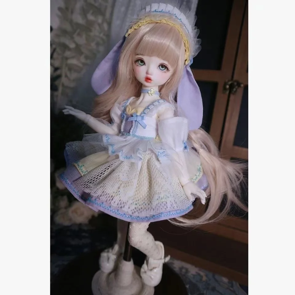 

1/6 BJD doll clothes, puffy skirt, rabbit ear cute little skirt, bjd 1/4 doll dress