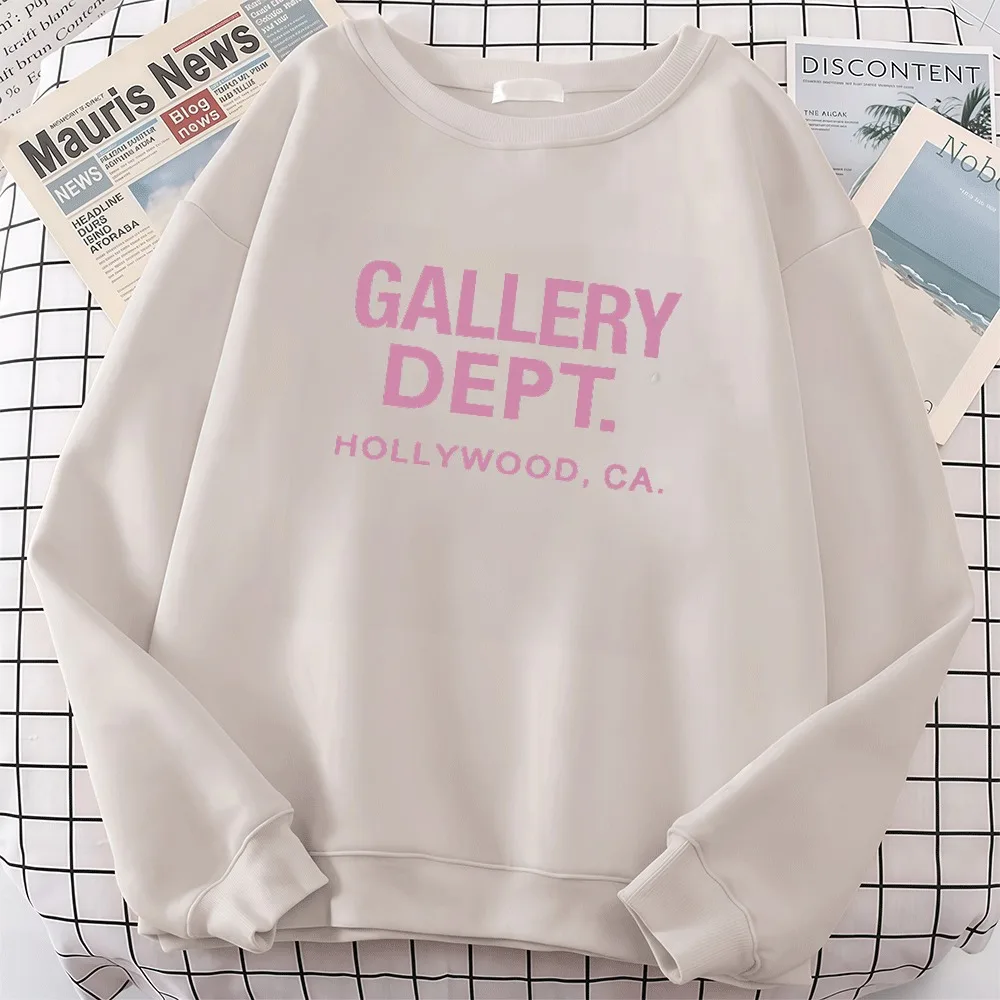 

Винтажные толстовки High Street, женские толстовки для галереи Dept, модные пуловеры с буквенным принтом, повседневные женские весенние брендовые топы с круглым вырезом