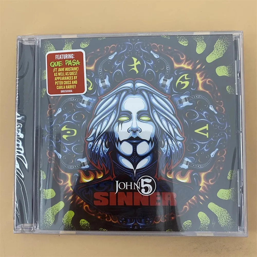 

Pop The Creatures John 5 Music CD Sinner Album For I Have Sinned Music Record Cosplay Walkman Car Soundtracks Box Party Music