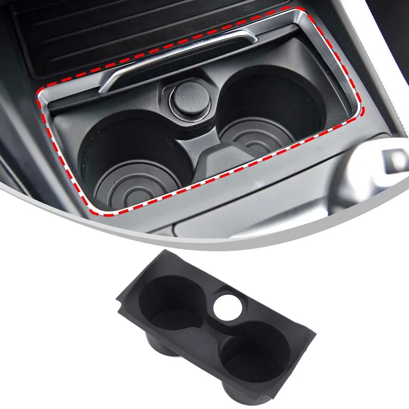 For BMW 1 2 Series F20 F21 F22 F23 F87 2018 2019 TPE Removable Center Console Cup Holder Anti-Slip Waterproof Cup Holder