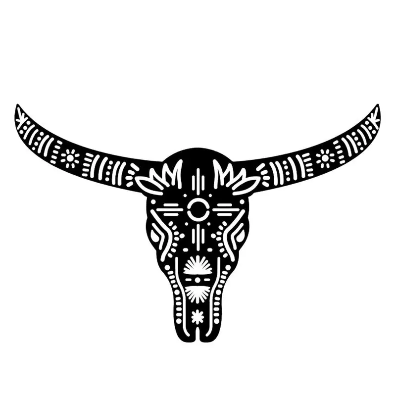 

Metal Bull Skull Wall Decor Realistic Metal Wall Decoration Exquisite Wall Art Decor Fine Cutting Easy To Install For Living