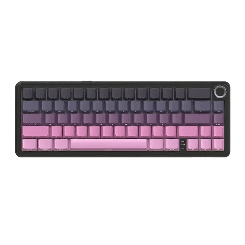 Wireless keyboard 60% layout full key hot swap conflict free macro definition three mode mechanical keyboard