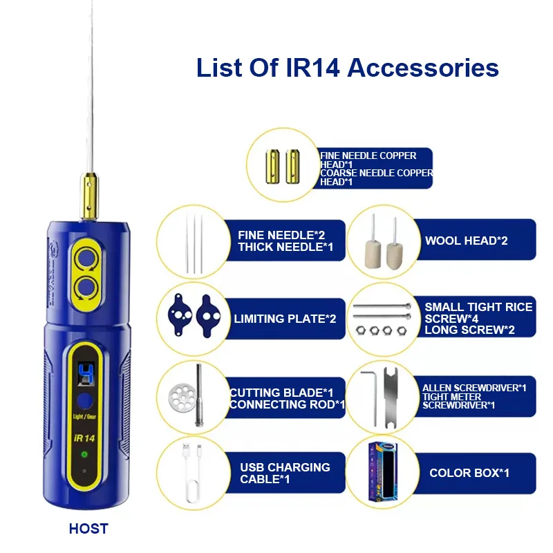 MECHANIC IR14 Multifunction Glue Remover  for Mobile Phone LCD Screen with Green Dust Display Lamp Electric Degumming Tool