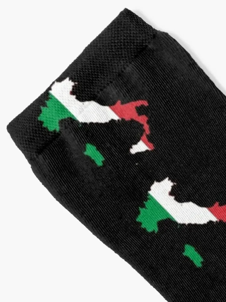 Flag Map of Italy Socks Stockings man custom Socks Girl Men's