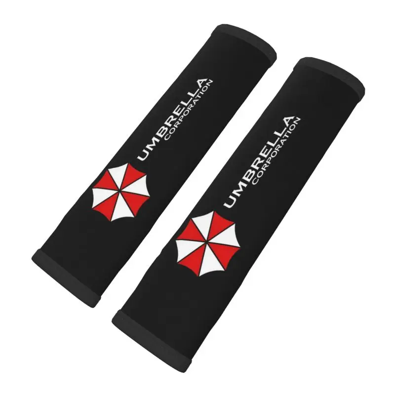 Umbrella Corporation Car Seat Belt Covers Set of 2 Pcs Soft Seatbelt Cushions Safety Seat Belt Shoulder Pads Universal Decor