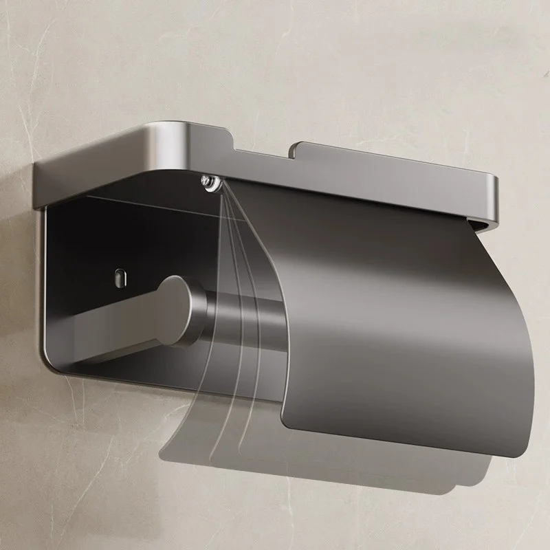 1pc Toilet tissue box wall mounted toilet tissue holder bathroom waterproof toilet paper box toilet roll holder