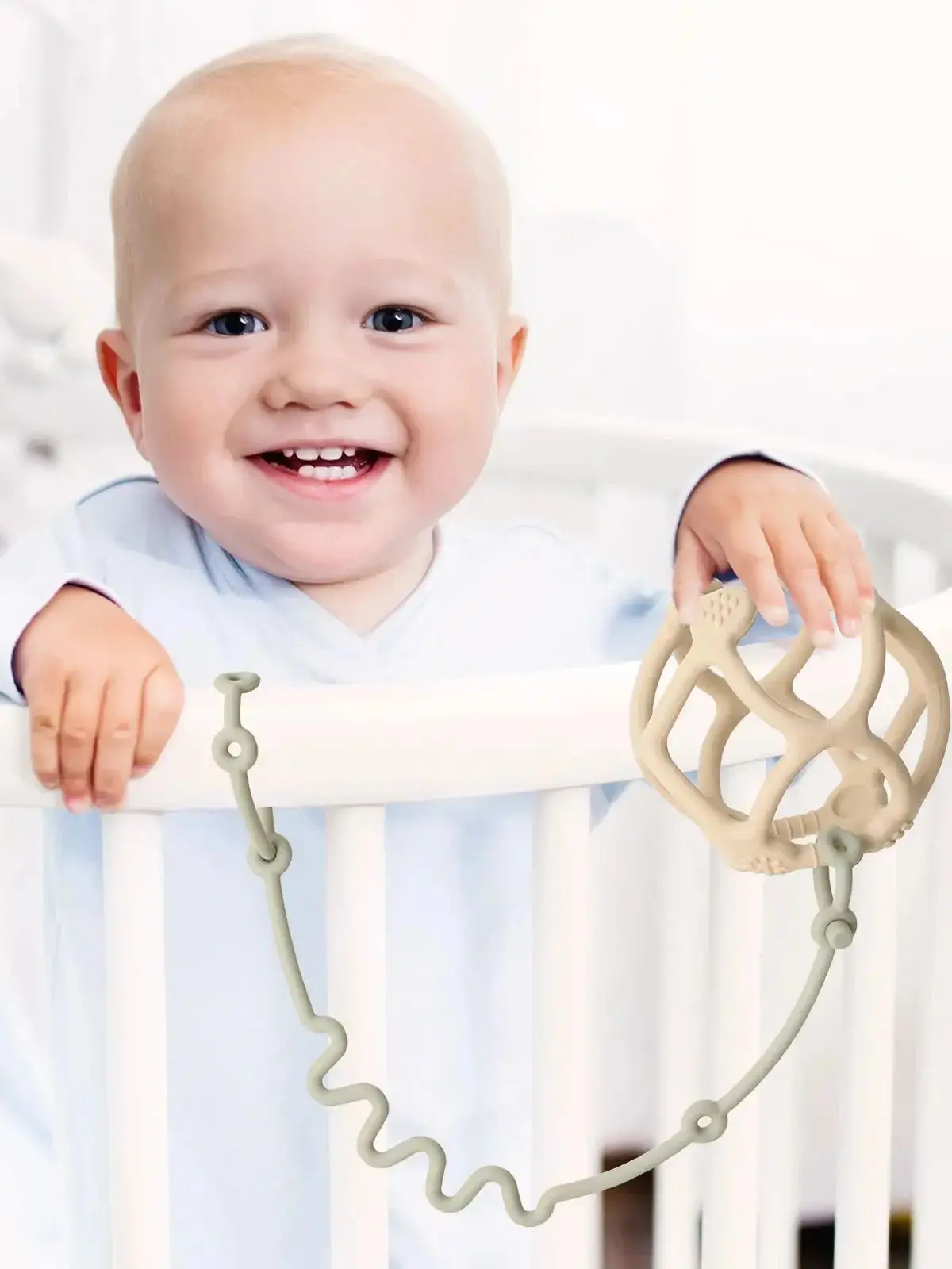 Cinghie giocattolo in Silicone per bambini da 5 pezzi, Clip per ciuccio per bambini Anti-perdita, supporto per giocattoli per bambini regolabile, adatto a vari prodotti per bambini