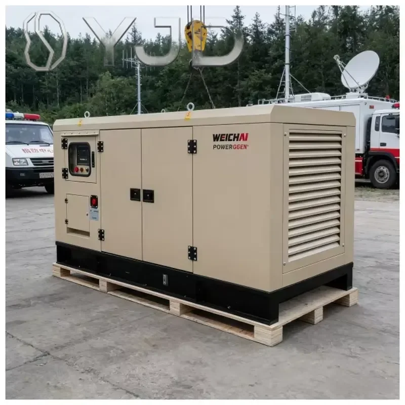 Global Power Silent Type Open Frame Diesel Generator with Auto Start ATS Remote Control 1800 RPM 25Kva-250Kva