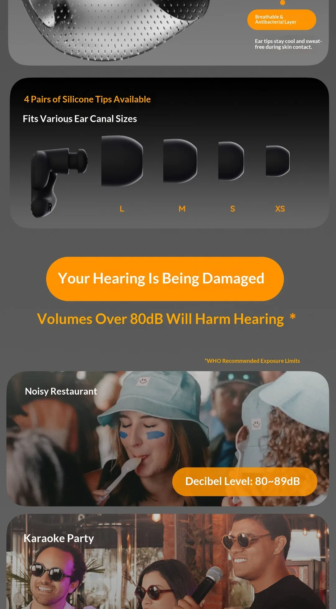 Dreamlight Adaptive Noise-Canceling Earplugs Soft Comfortable Soundproofing Protection Earplugs Set Side Sleeping Artifact