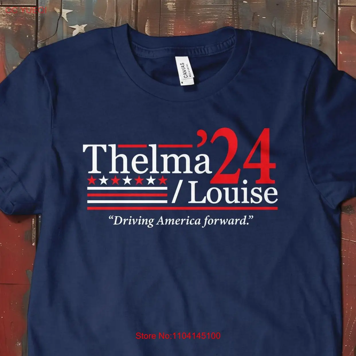 Thelma and Louise 24 for President Election 2024 Parody T Shirt Cult Classic Feminism Women s Girlfriend Plus Size