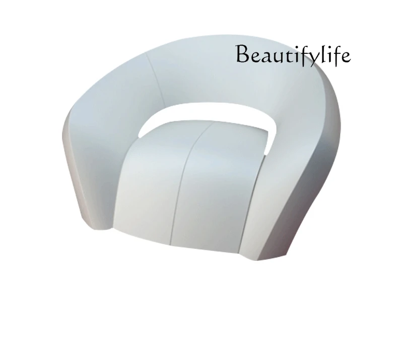 

Modern fiberglass seat single negotiation chair custom special-shaped leisure sofa