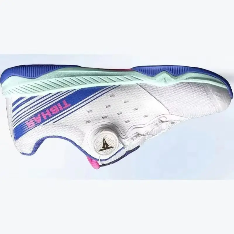 2026 New Trend Badminton Mens Shoes Anti-Slip Man Indoor Court Shoes Unisex Men Tennis Shoes Quick Lacing Table Tennis Shoe Men