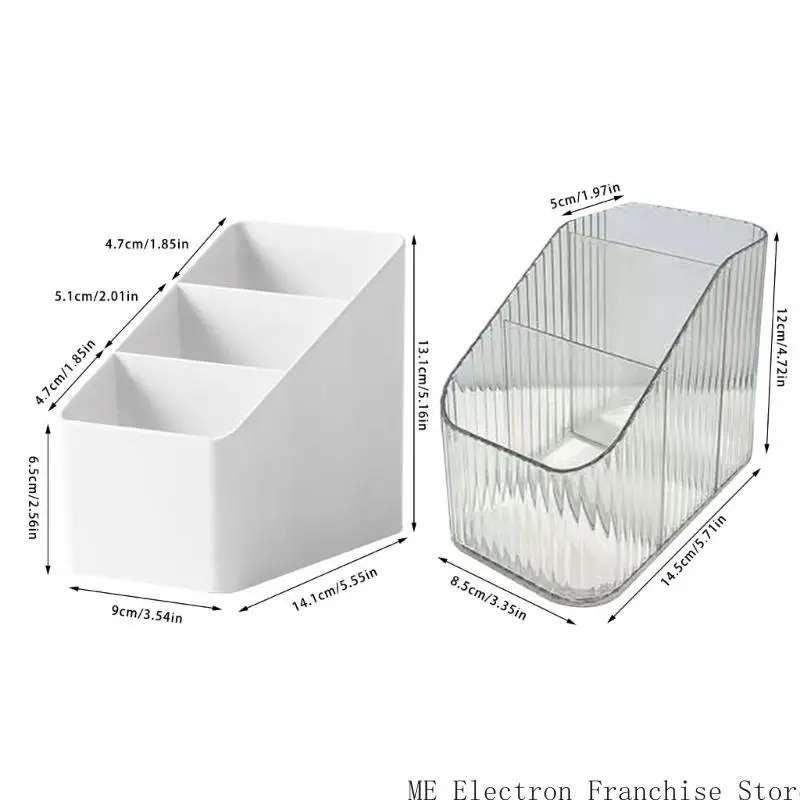 T5EA 3つのコンパートメントデスク主催者3スロットペンシルカップを備えた多機能ペンカップ