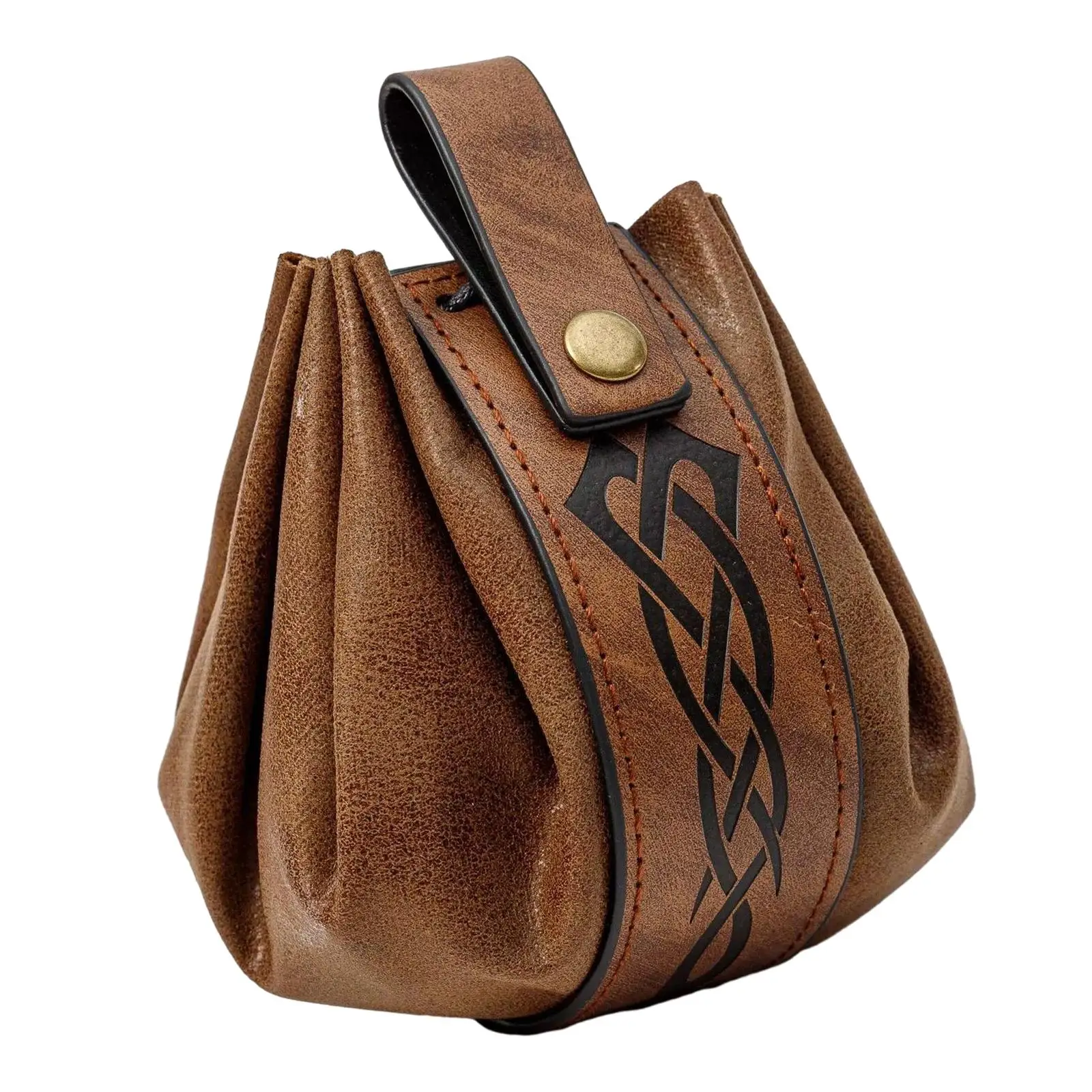 Coin Pouch Purse Dice Tray Viking Multipurpose Renaissance Drawstring Pouch Dice Bag for Gift Photography Props Role Playing