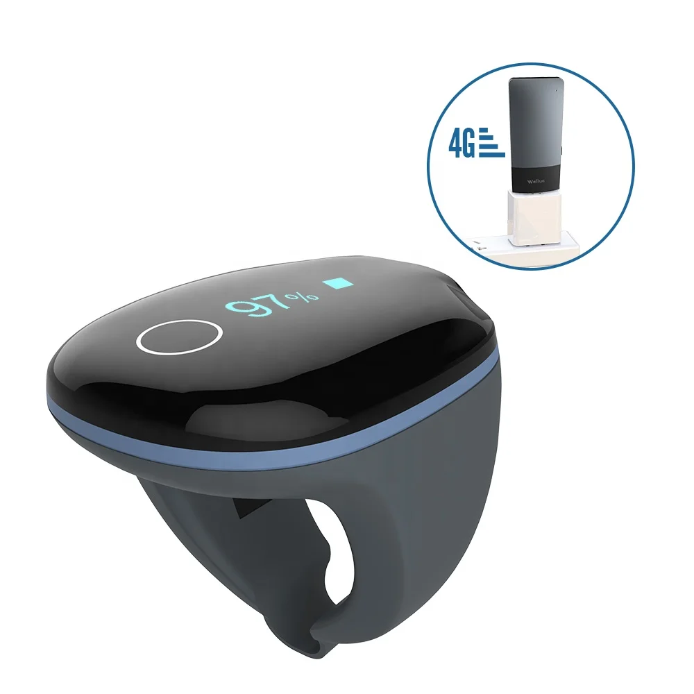 Wellue O2ring Remote Wearable Spo2 Apnea Syndrome Wrist Pulse Oximeter Diagnosing Sleep Blood Oxygen Pulse Oximeter