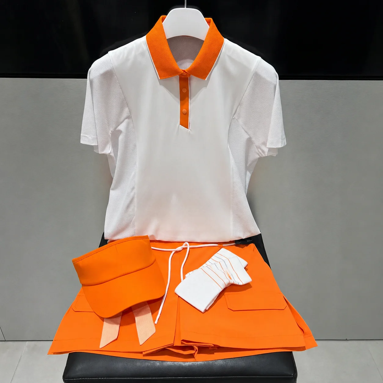 Falda de golf para mujer, verano 2026, ultra suave, tacto arena, deportiva, con estampado de letras, resistente a las arrugas, vestido casual plisado para tenis