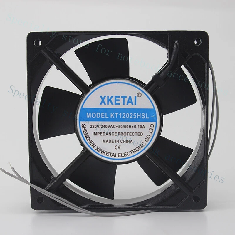 

Вентилятор охлаждения для шкафов A+ XKETAI KT12025HSL 220/240В 0.10А 12025 с двойным шарикоподшипником, 2-проводной