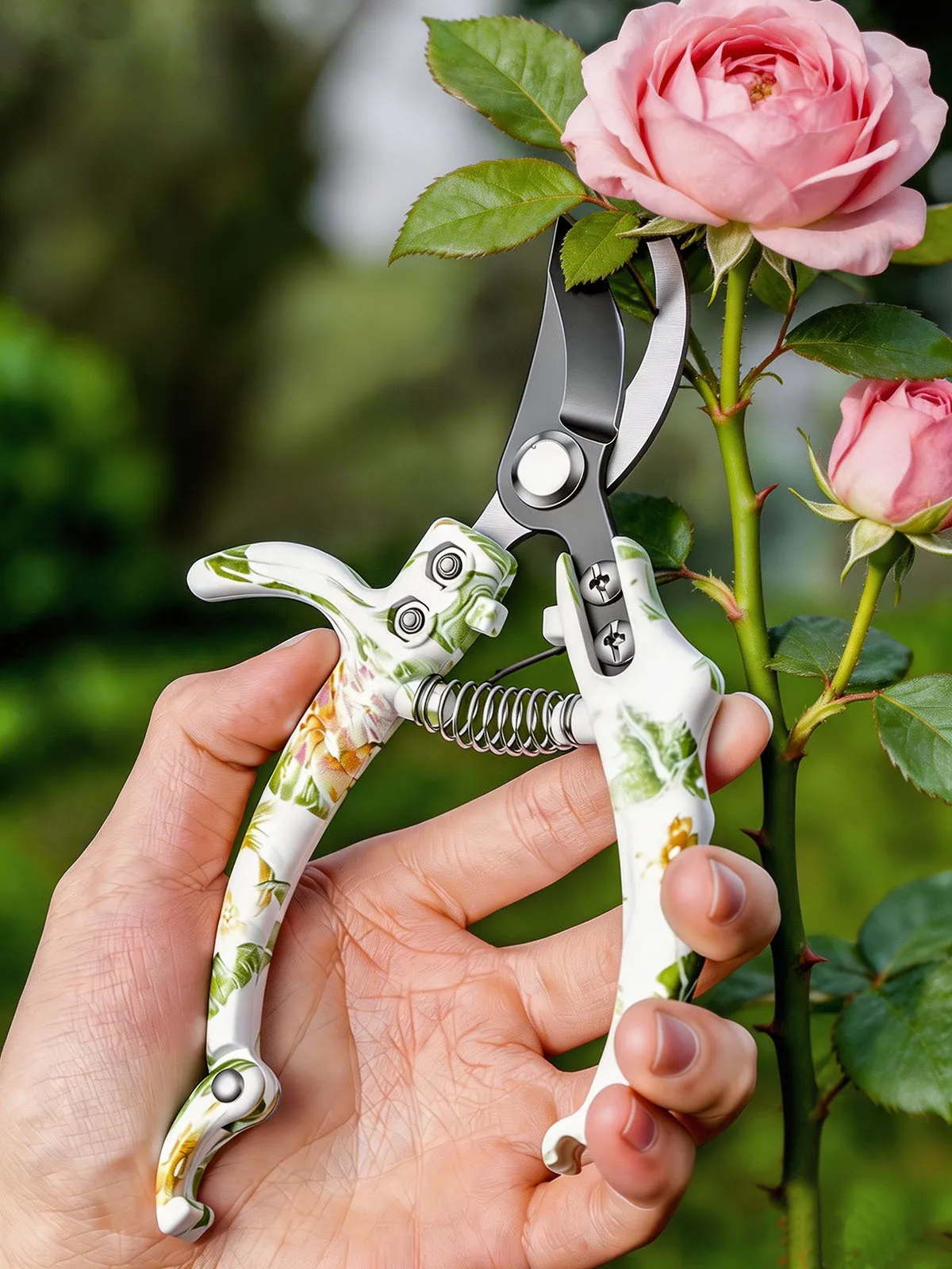 SK5 Pruning Shears Auto Rebound Thickened Blade For Tree Branch Floral Fruit Harvest Effort Saving Garden Hand Tools
