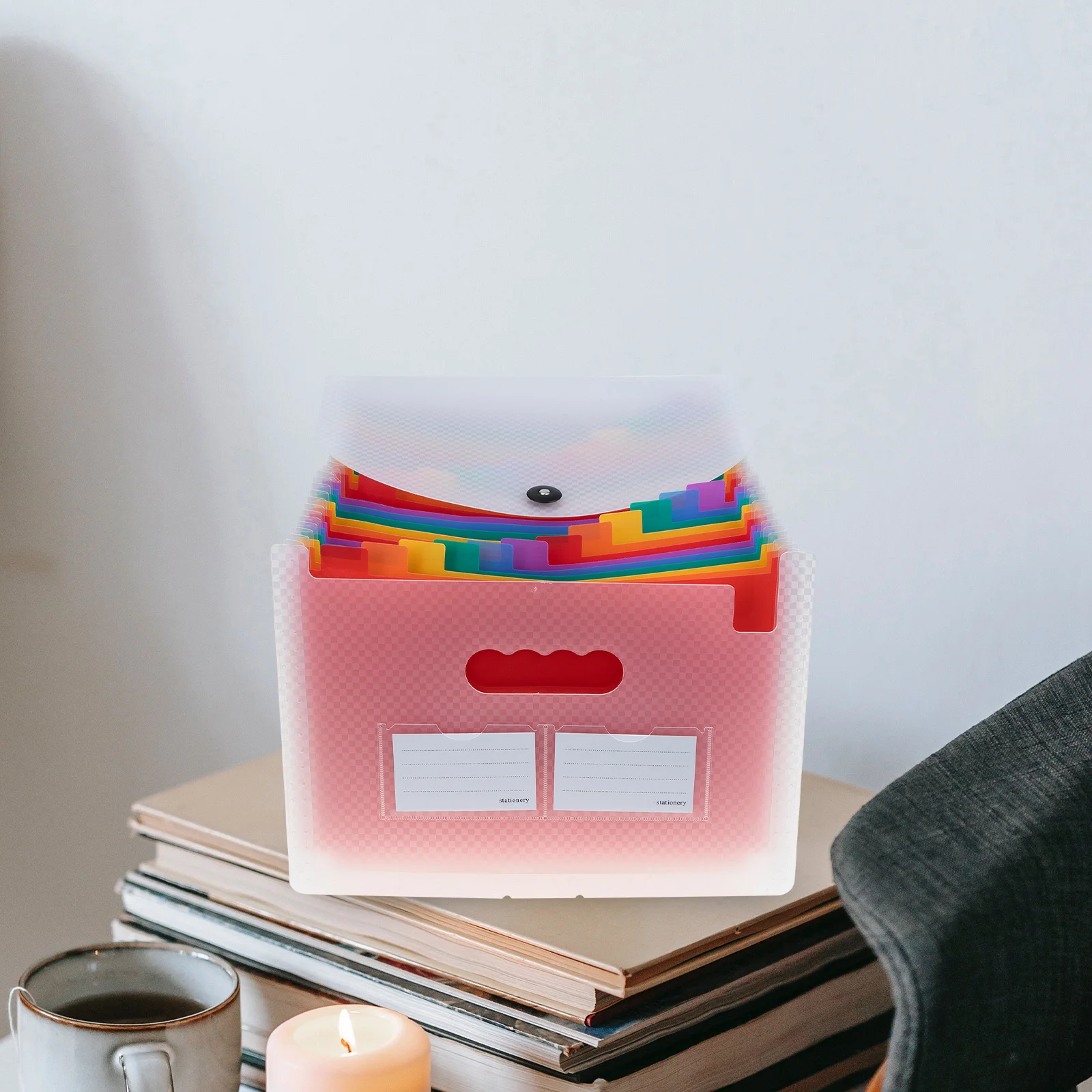 

File Folder Accordion Expanding File Organizer Portable Small Size Lightweight for Organizing Documents Receipts Coupons