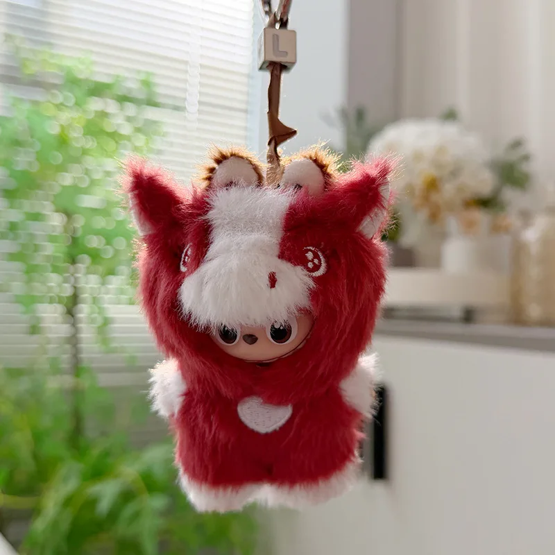 Apenas roupas, sem bonecas. Roupas para Labubu para jogos de alta intensidade, conjunto de roupas de pelúcia para limpeza do jogo, 17cm 10cm, roupas para Labubu.