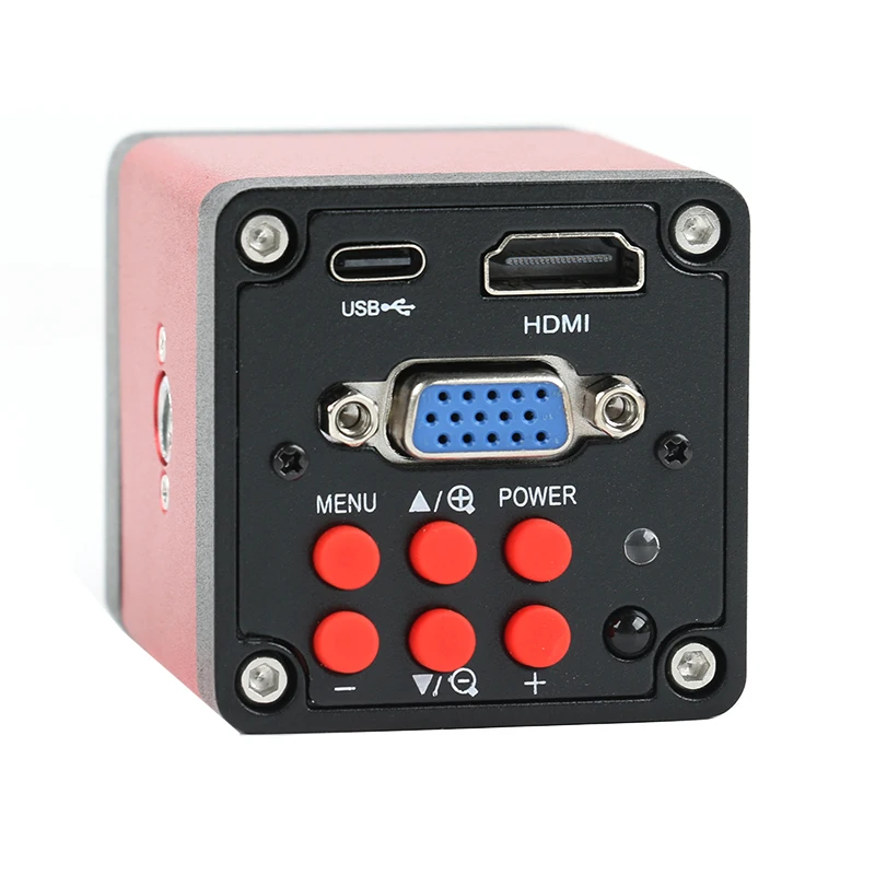14MP 1080P HDMI VGA USB Type C Video Microscope Camera 100X 130X 180X 200X 300X 500X C Mount Lens For Phone PCB Soldering Repair