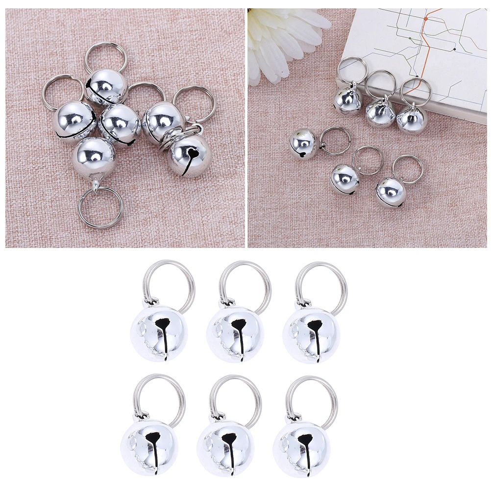 

20 Pcs Pet Bell Accessories Cat Collar with Bells Dog Charm Collars Accessory to Open