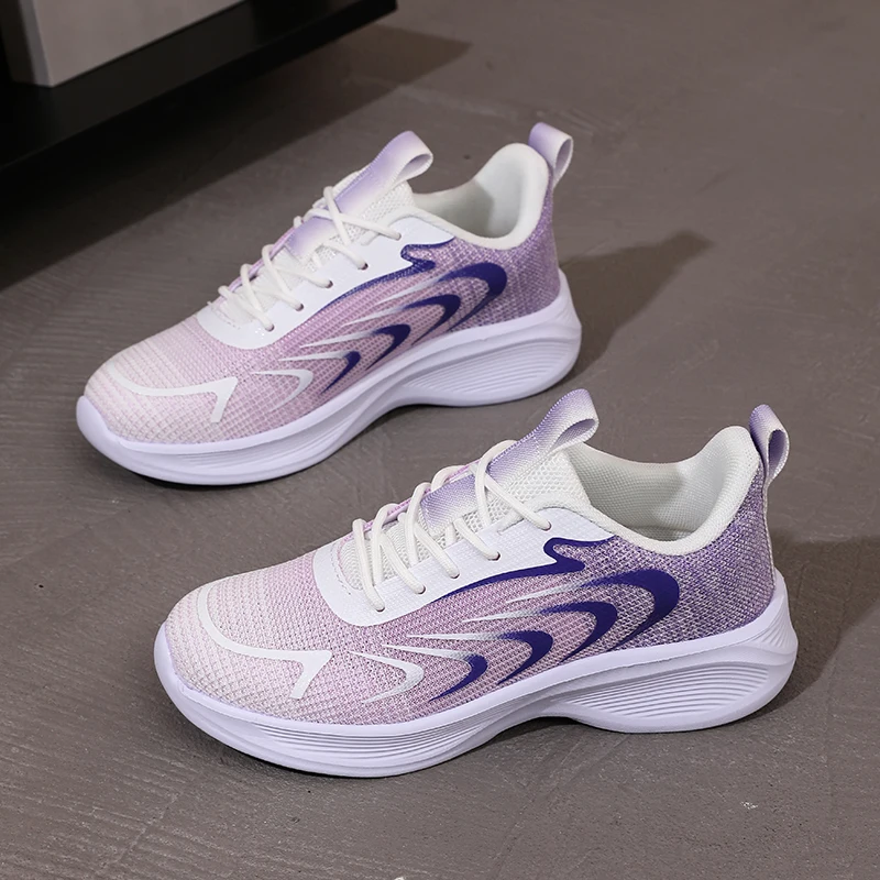 

Trend Women Outdoor Road Free Running Shoes Purple Girls Fitness Walking Trainers Breathable Lady Athletic Runner Jogging Shoes