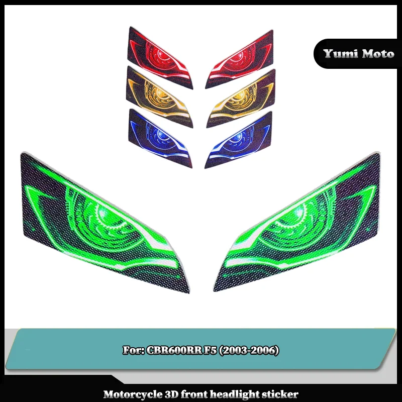 

New Motorcycle Headlight Sticker Protective Waterproof Decal For HONDA CBR600RR F5 CBR 600RR 2003-2006 2005 2004