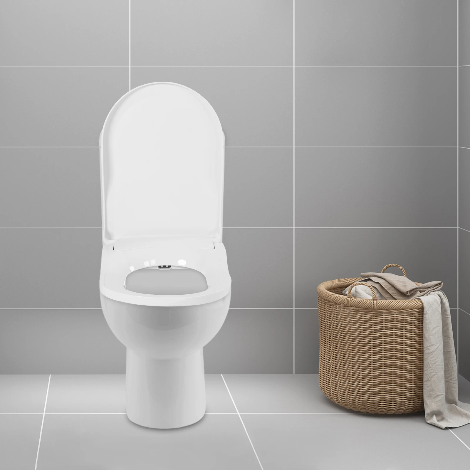 

Bidet Toilet Seat, Fits Elongated Toilets Non-Electric Bidet Toilet Seat with Dual Nozzles Slow Close Lid Elongated Toilet Bidet