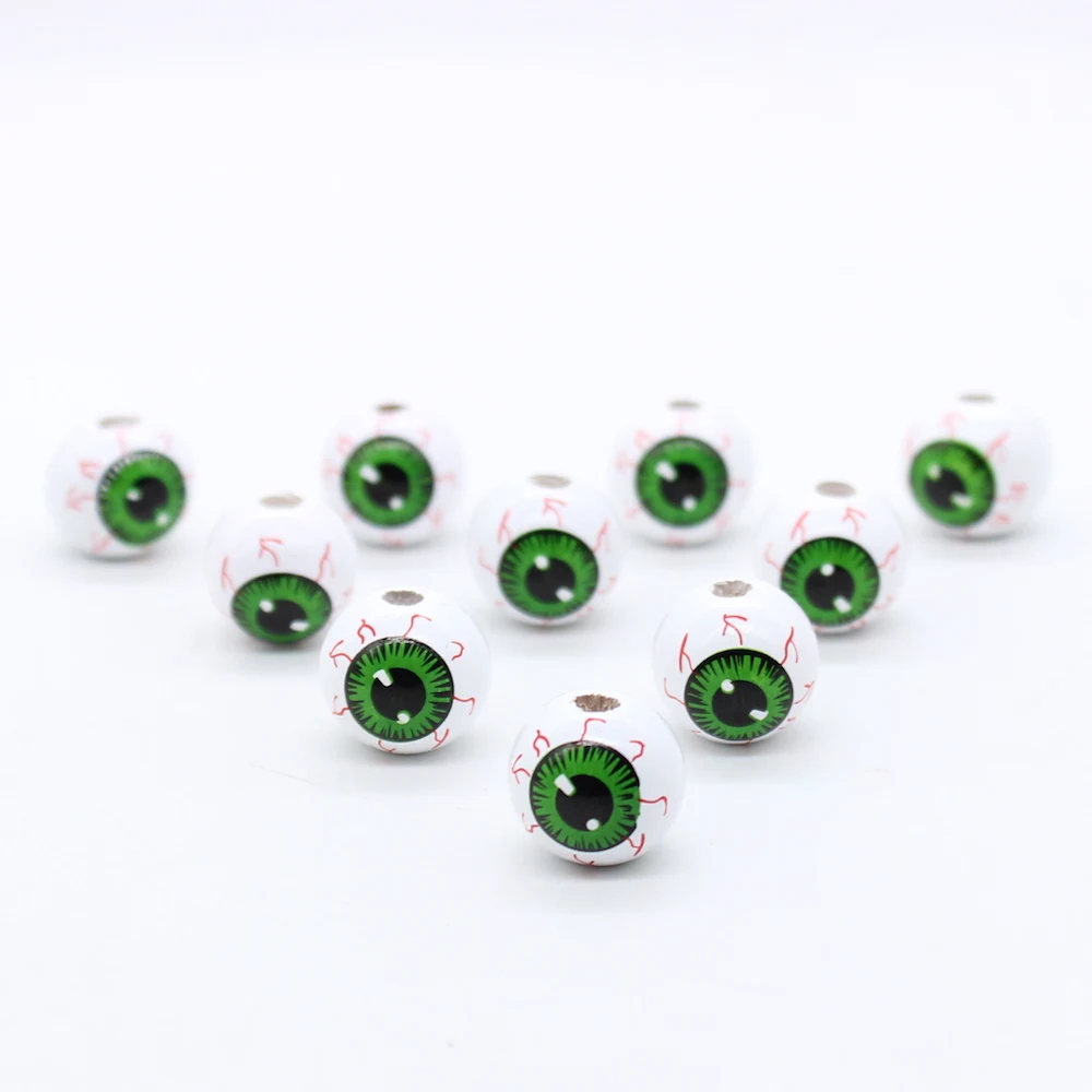 KSCRAFT 20pcs Halloween Beads for Halloween DIY Craft Home Decoration Supplies Mixed Medium Art
