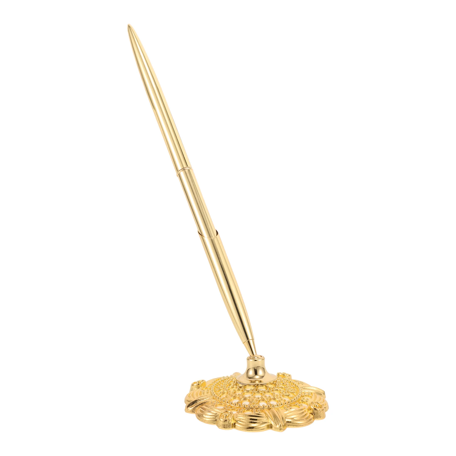 

Signature Pen Pens Ballpoint Writing Accessories Golden Metal Business Accessory