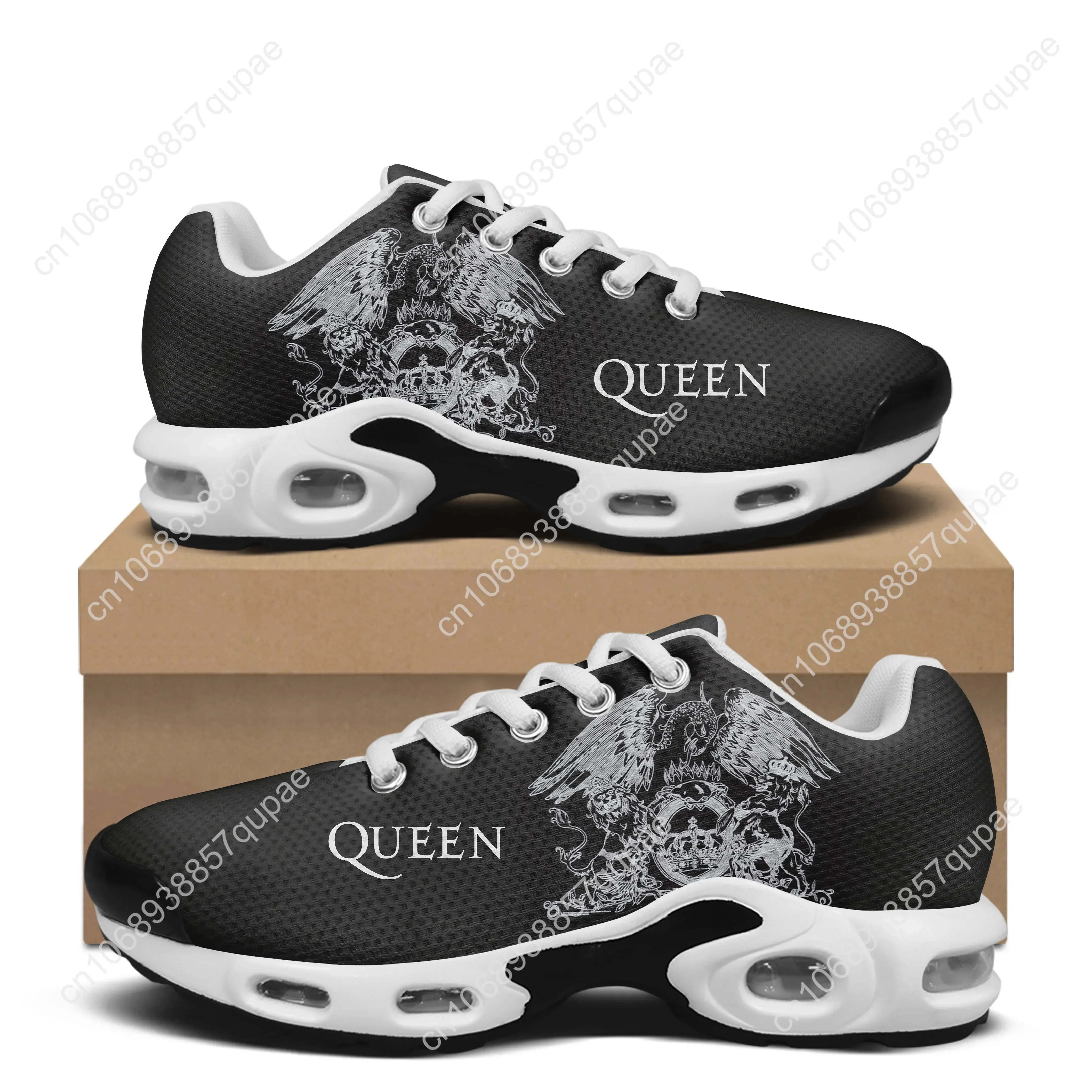 Queen Rock Band Air Cushion Sneakers Hot Fashion Music Mens Womens Lightweight Sports Shoe High Quality Custom Leisure Sneaker