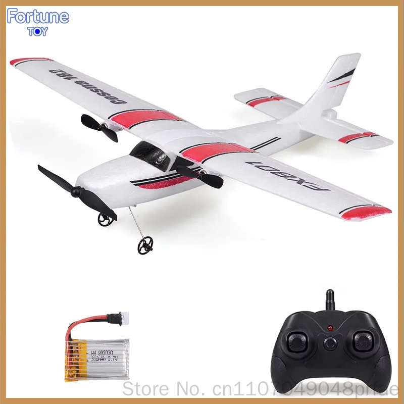 FX801 Fly Bear 182 RC Fixed Wing Airplane EPP Foam Glider Auto balance Stabilized 2.4G Remote Control Aircraft Model Beginne