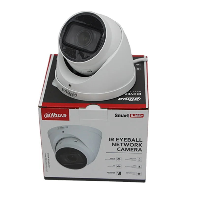 Telecamera di rete WizMind con bulbo oculare a focale fissa IR originale DH-IPC-HDW5842TM-ASE-S3 da 8 MP