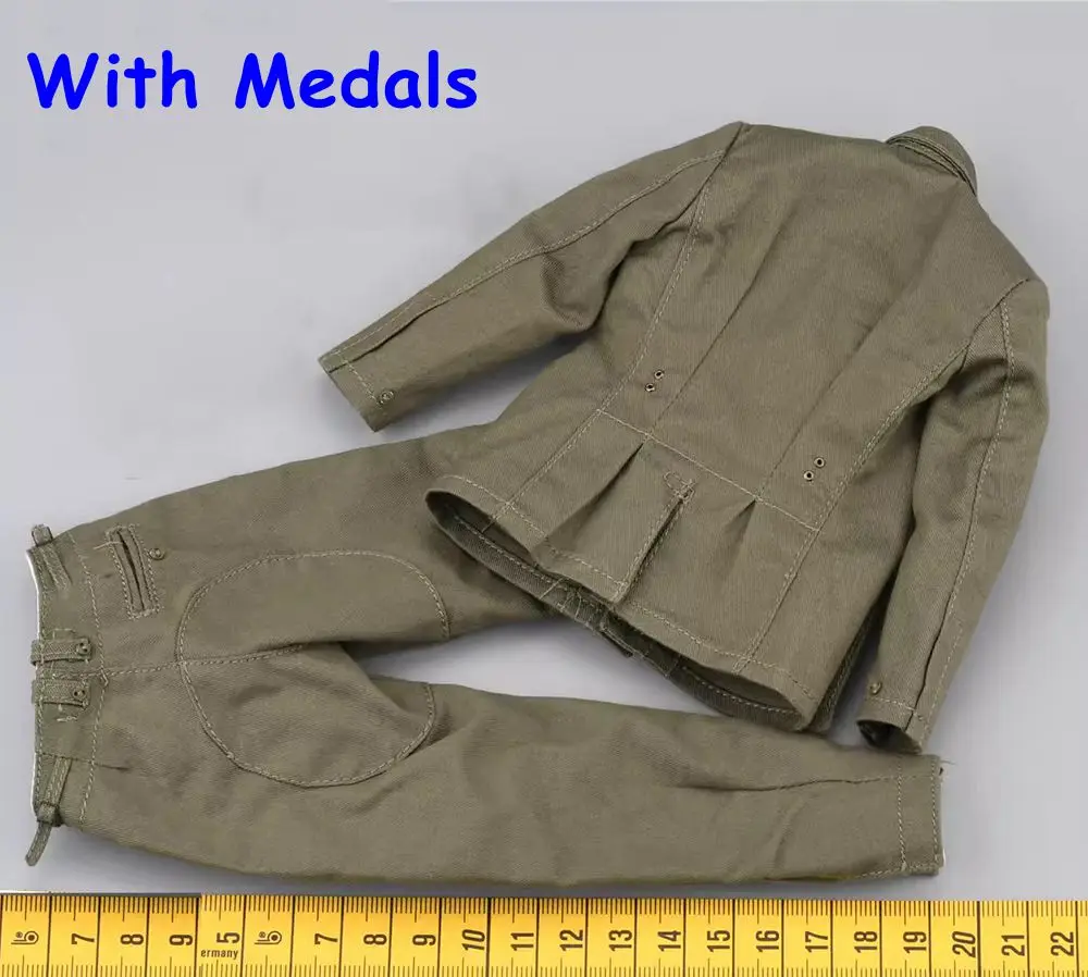 1/6 UJINDOU UD9023 WWII Series Mountain Troop Pionier 1944 Soldier Dressing Uniform Tops Pant Caps Bag For 12