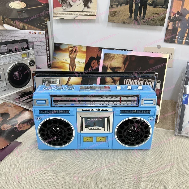 

Classic Nostalgic Retro Tape Recorder Multi-function Integrated Two-channel Stereo Bluetooth Tape Recorder