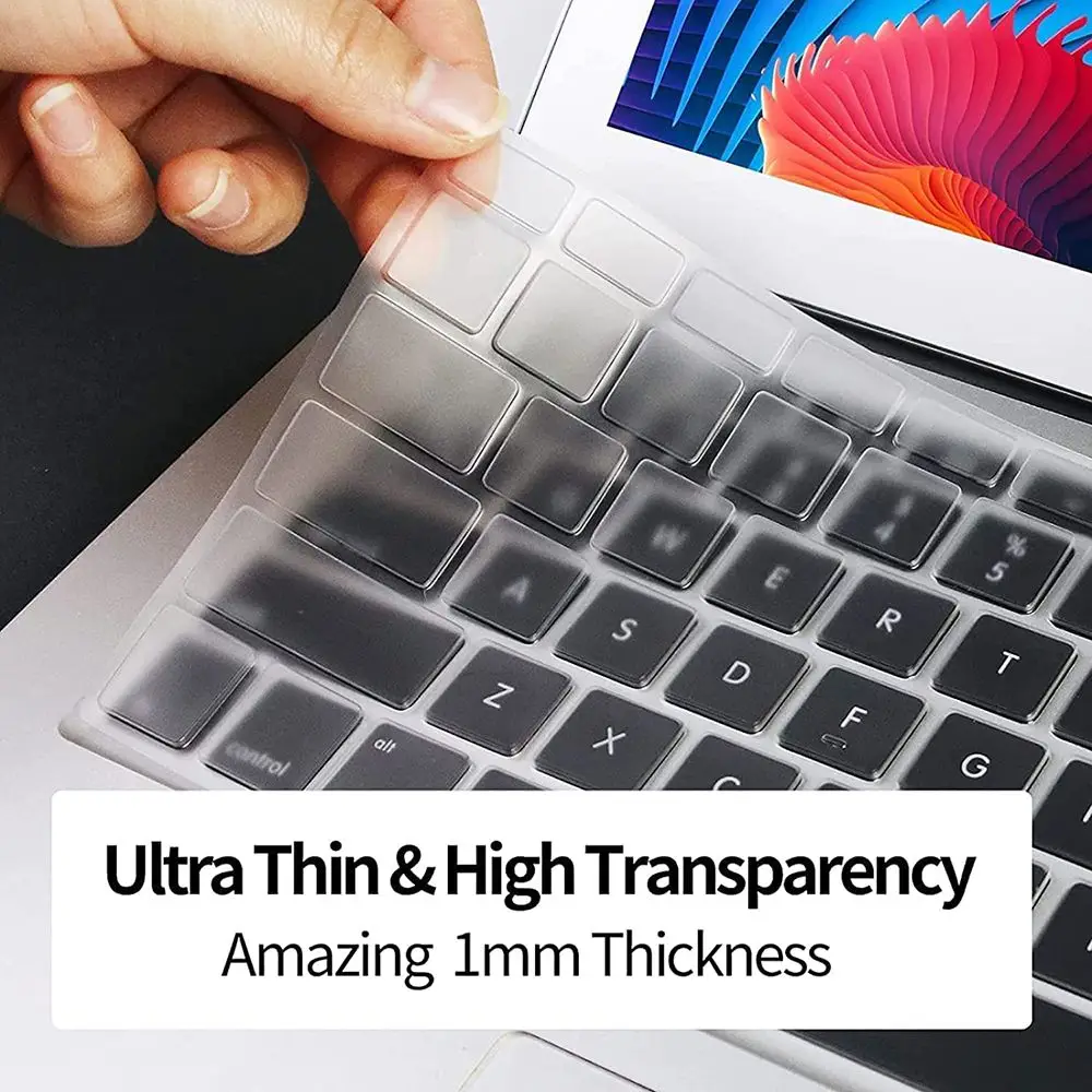 Capa transparente para teclado de laptop, à prova d'água e poeira, tpu, película protetora de pele para macbook pro 14 16 polegadas m1 max 2021 a2442 a2485