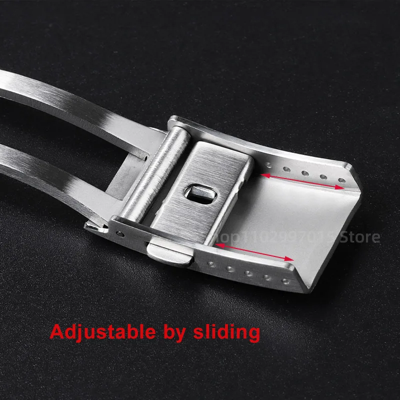 9mm×16mm Luxury Solid Stainless Steel Watch Buckle for Rolex DAYTONA SUBMARINER Yacht-Master GMT Metal Folding Watch Accessories