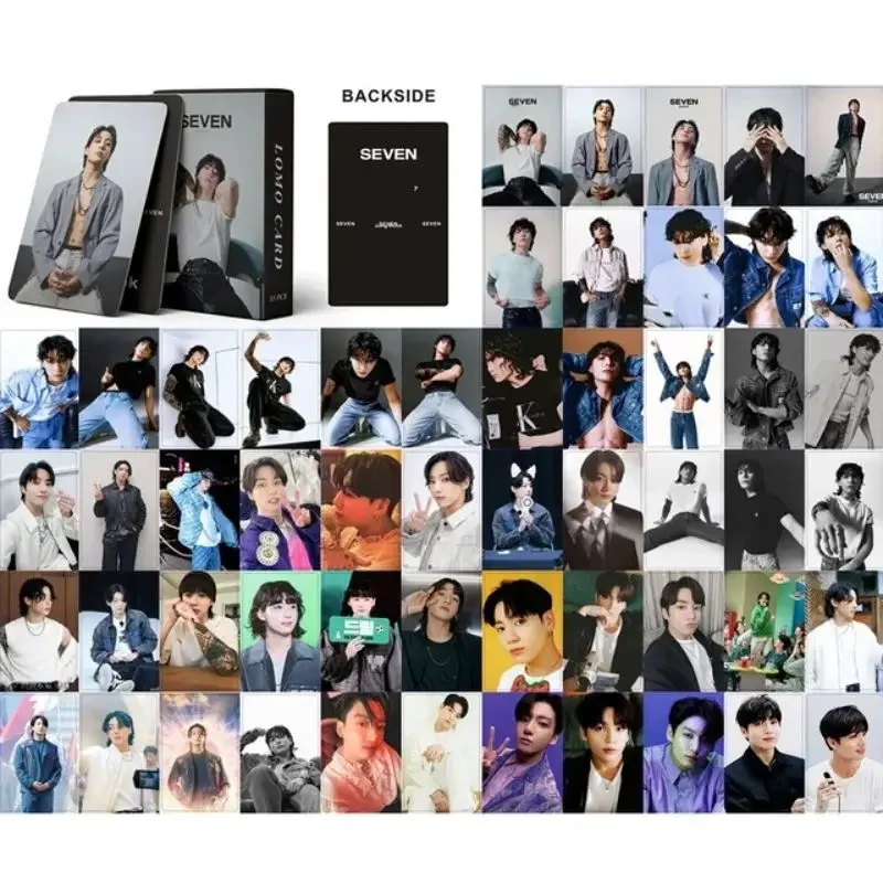 55pcs/set Kpop New Album Lomo Cards High Quality HD Double Side Print Photo Cards